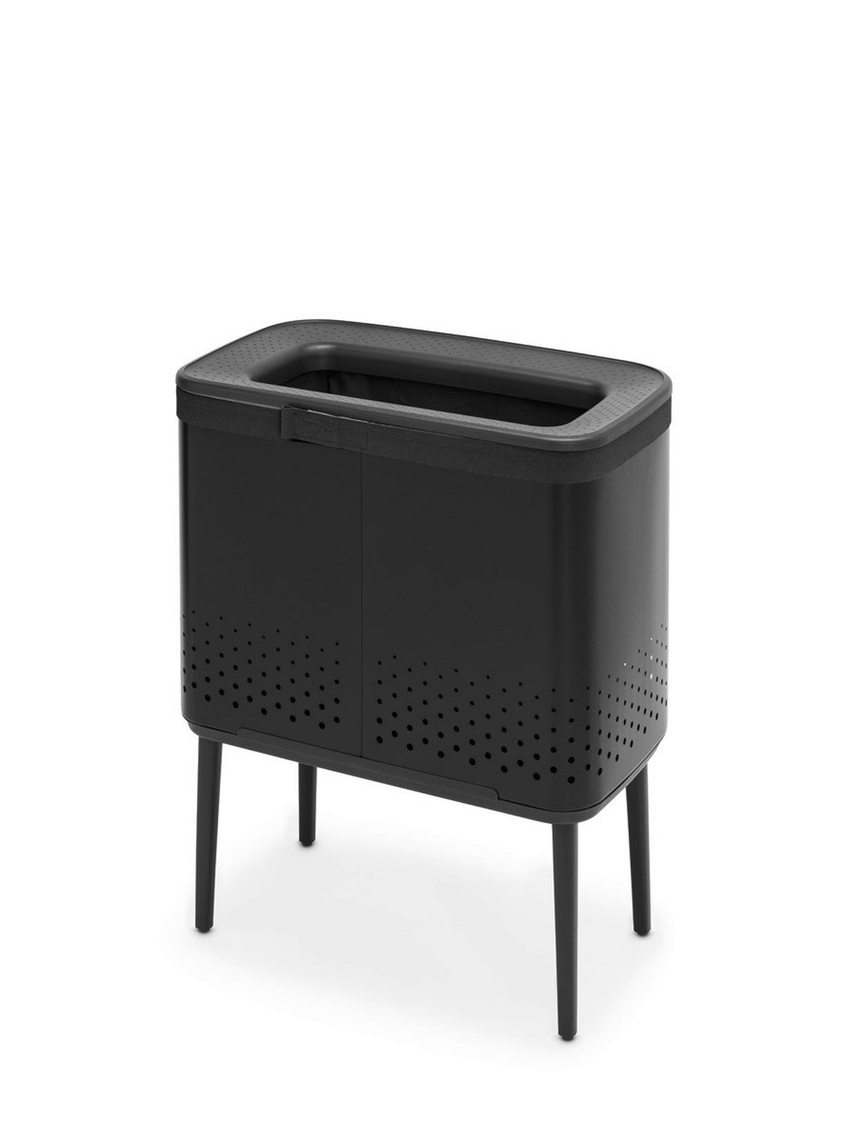WÄSCHETONNE - Schwarz, Basics, Metall (54/67/32cm) - Brabantia
