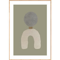 BILD Abstraktes  - Beige/Naturfarben, Basics, Holz/Kunststoff (50/70/10cm)