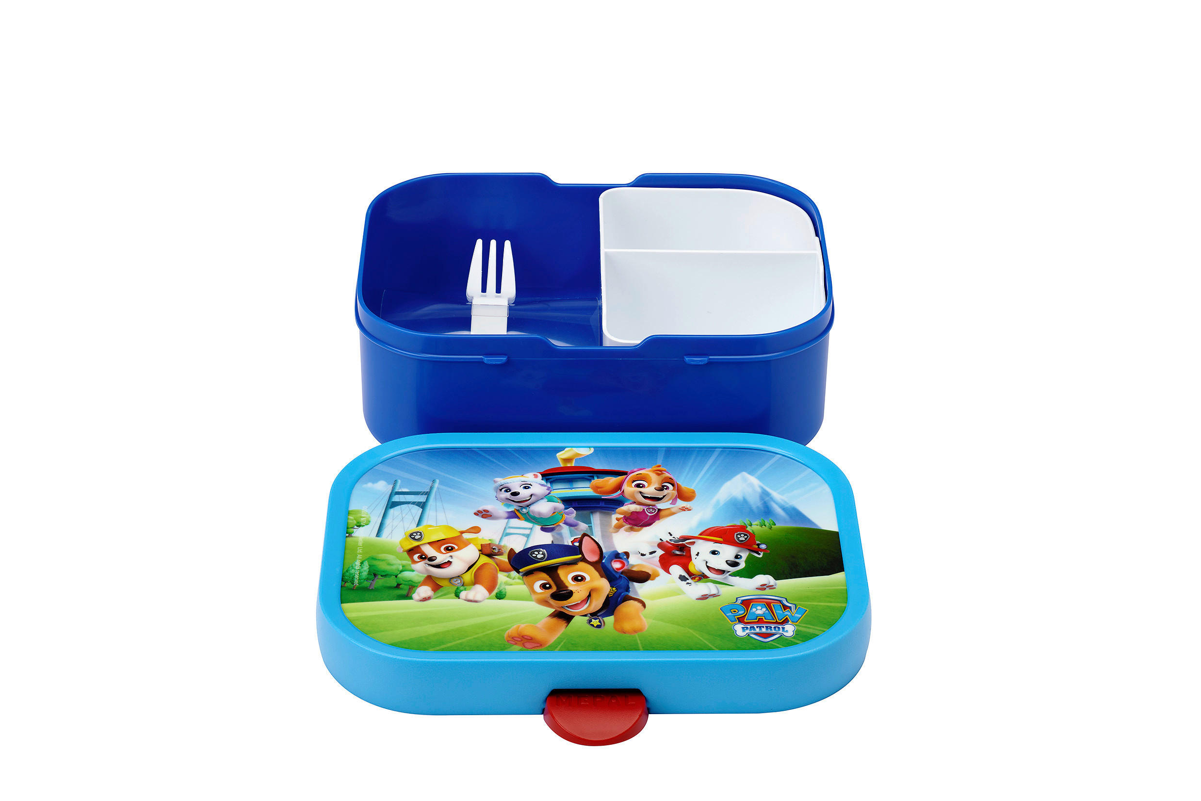 BROTZEITBOX - Blau/Multicolor, KONVENTIONELL, Kunststoff (17.8/13.2/6.1cm) - Mepal