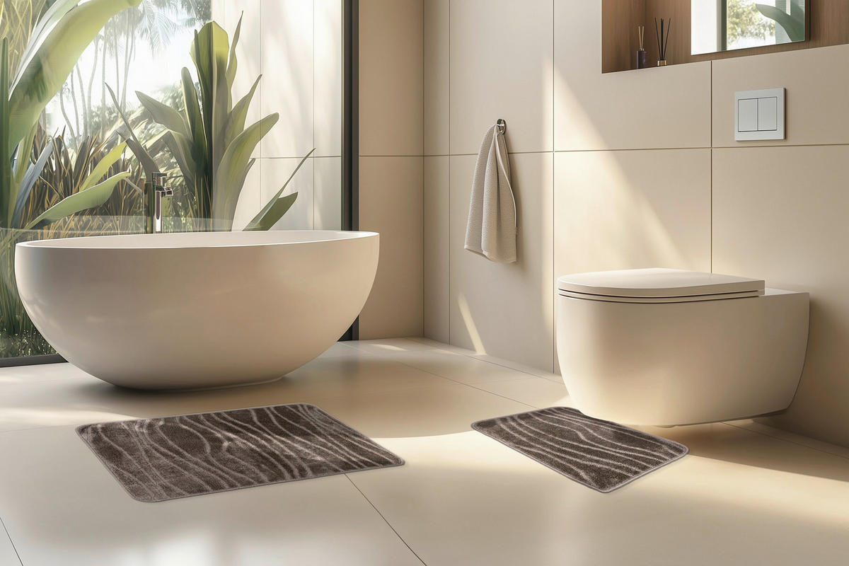 SADA KOUPELNOVÝCH PŘEDLOŽEK, 50/80 cm - Basics, plast (50/80cm) - Kayoom