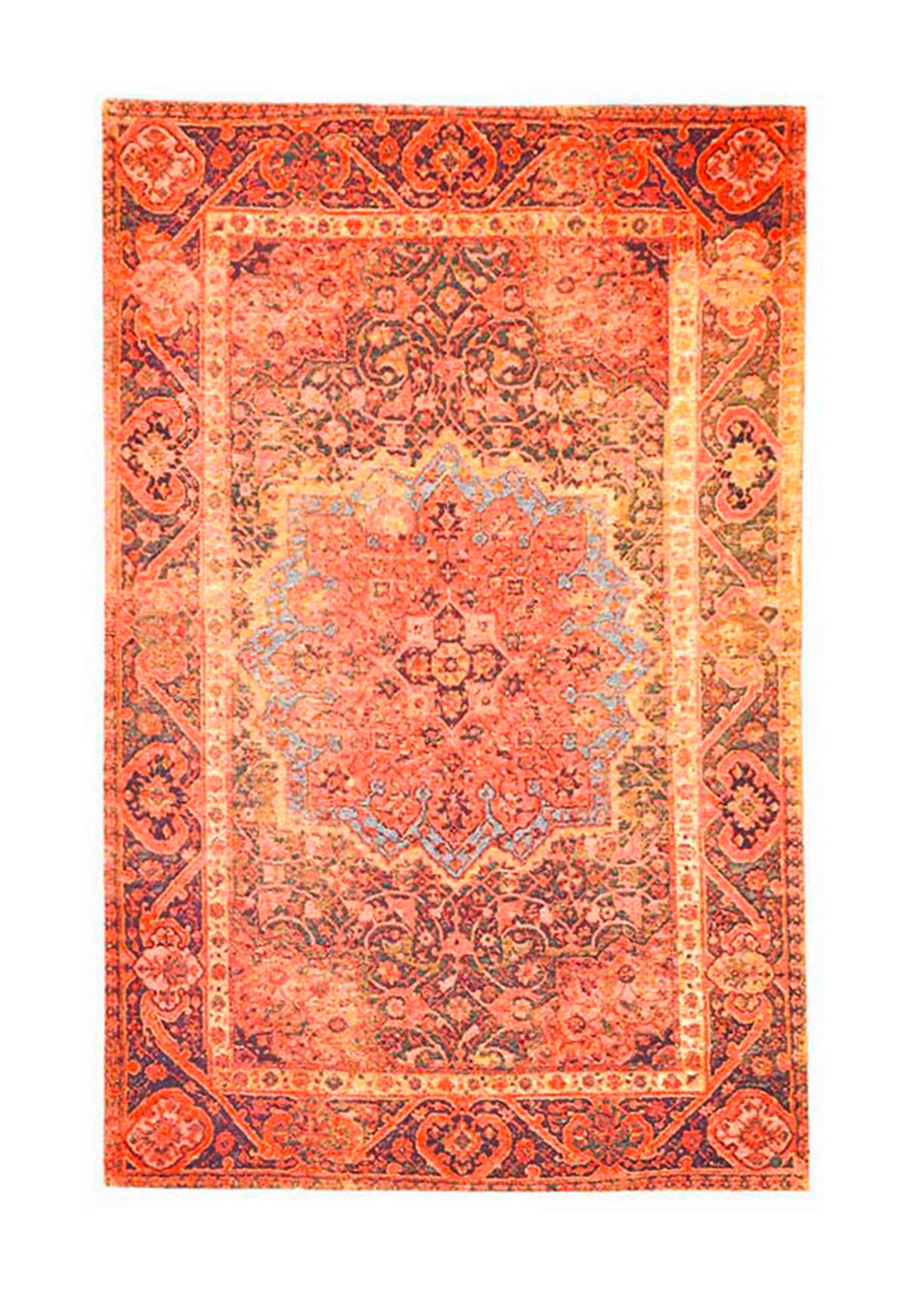 FLACHWEBETEPPICH 75/140 cm Rot  - Rot, Design, Textil (75/140cm) - Tom Tailor