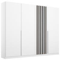 ŠATNÍ SKŘÍŇ S OTOČNÝMI DVEŘMI, bílá, 226/210/54 cm - bílá/barvy hliníku, Moderní, kov/kompozitní dřevo (226/210/54cm) - Rauch Möbel