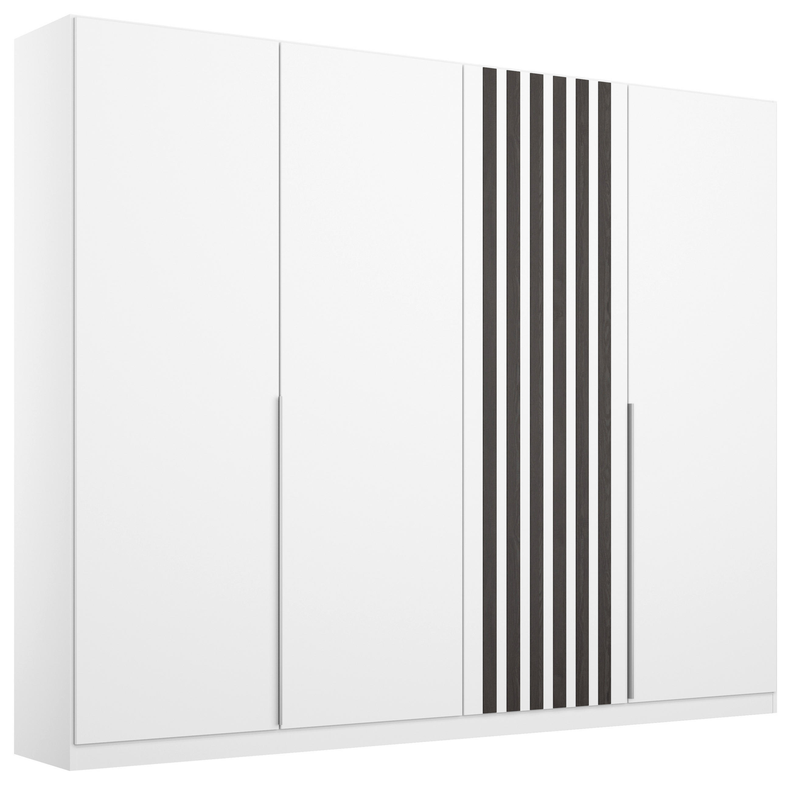 Rauch Möbel ŠATNÍ SKŘÍŇ S OTOČNÝMI DVEŘMI, bílá, 226/210/54 cm