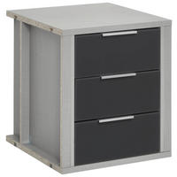 SCHUBKASTENEINSATZ 48/51/50 cm   - Grau, Modern, Glas/Holzwerkstoff (48/51/50cm) - MID.YOU