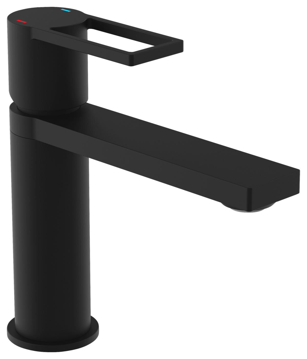 WASCHTISCHARMATUR 5/18/18 cm  - Schwarz, Basics, Metall (5/18/18cm) - Schütte
