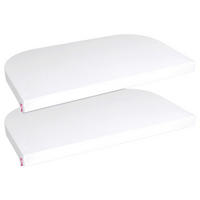 MATRATZENBEZUG    - Weiß, Basics, Textil (105/57,5/6cm) - Babybay