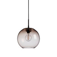 HÄNGELEUCHTE Gloria 32/29 cm   - Dunkelbraun/Schwarz, KONVENTIONELL, Glas/Metall (32/29cm) - Belid