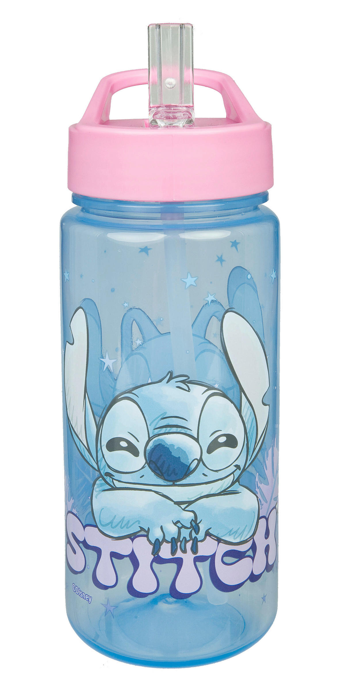 KINDERGESCHIRRSET Stitch 2-teilig  - Blau/Rosa, Basics, Kunststoff (8,0/22,3/19cm) - Disney