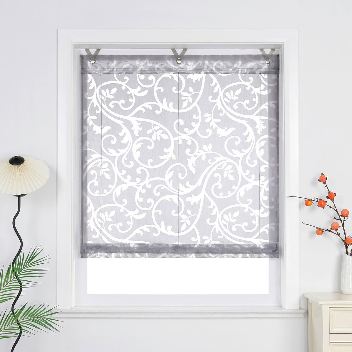 FALTROLLO  transparent  100/130 cm    - Hellgrau, Basics, Textil (100/130cm)