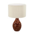 TISCHLEUCHTE 30/47 cm   - Naturfarben/Braun, Trend, Keramik/Kunststoff (30/47cm) - Novel