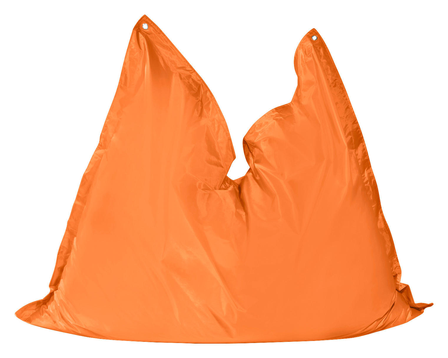 SITZSACK Uni - Orange, Basics, Kunststoff (130/30/130cm) - MID.YOU