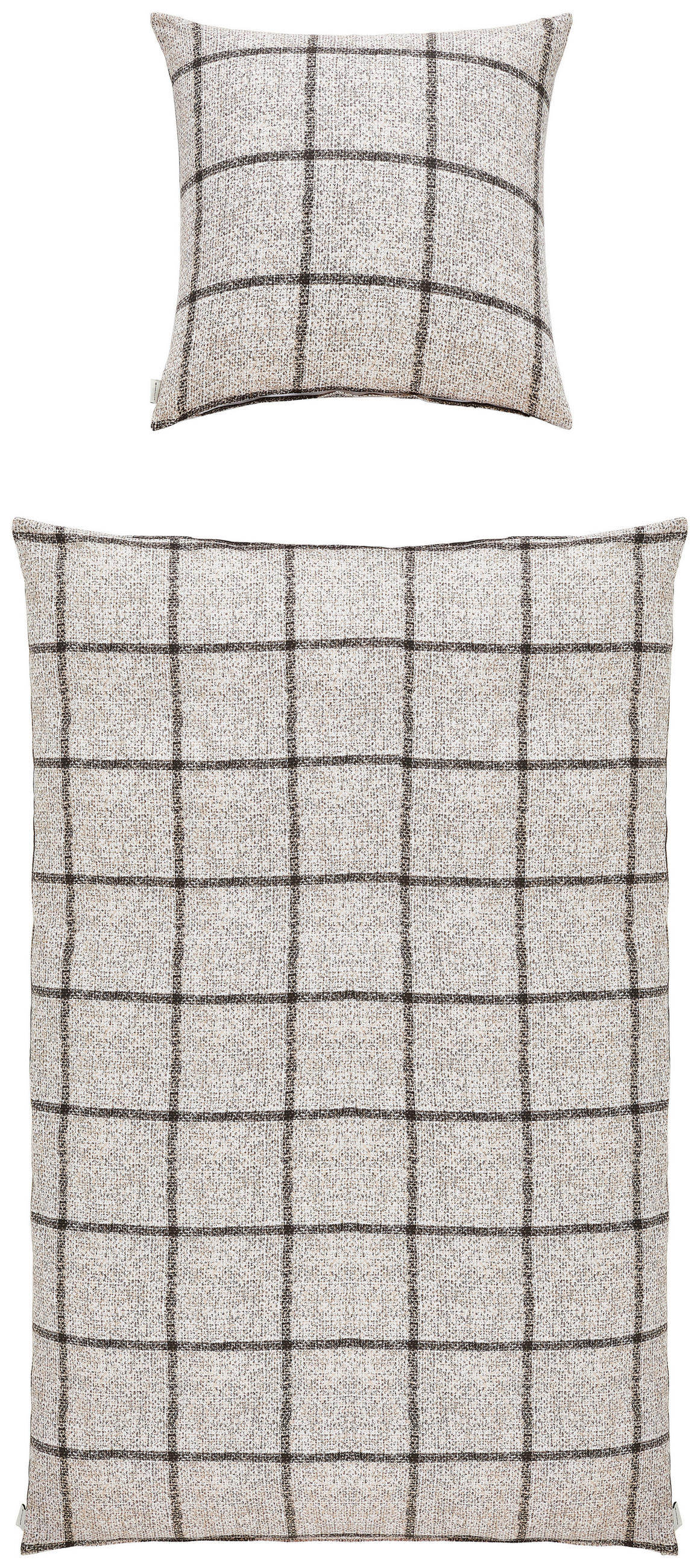 WENDEBETTWÄSCHE Satin 155/220 cm  - Beige, KONVENTIONELL, Textil (155/220cm) - Tom Tailor