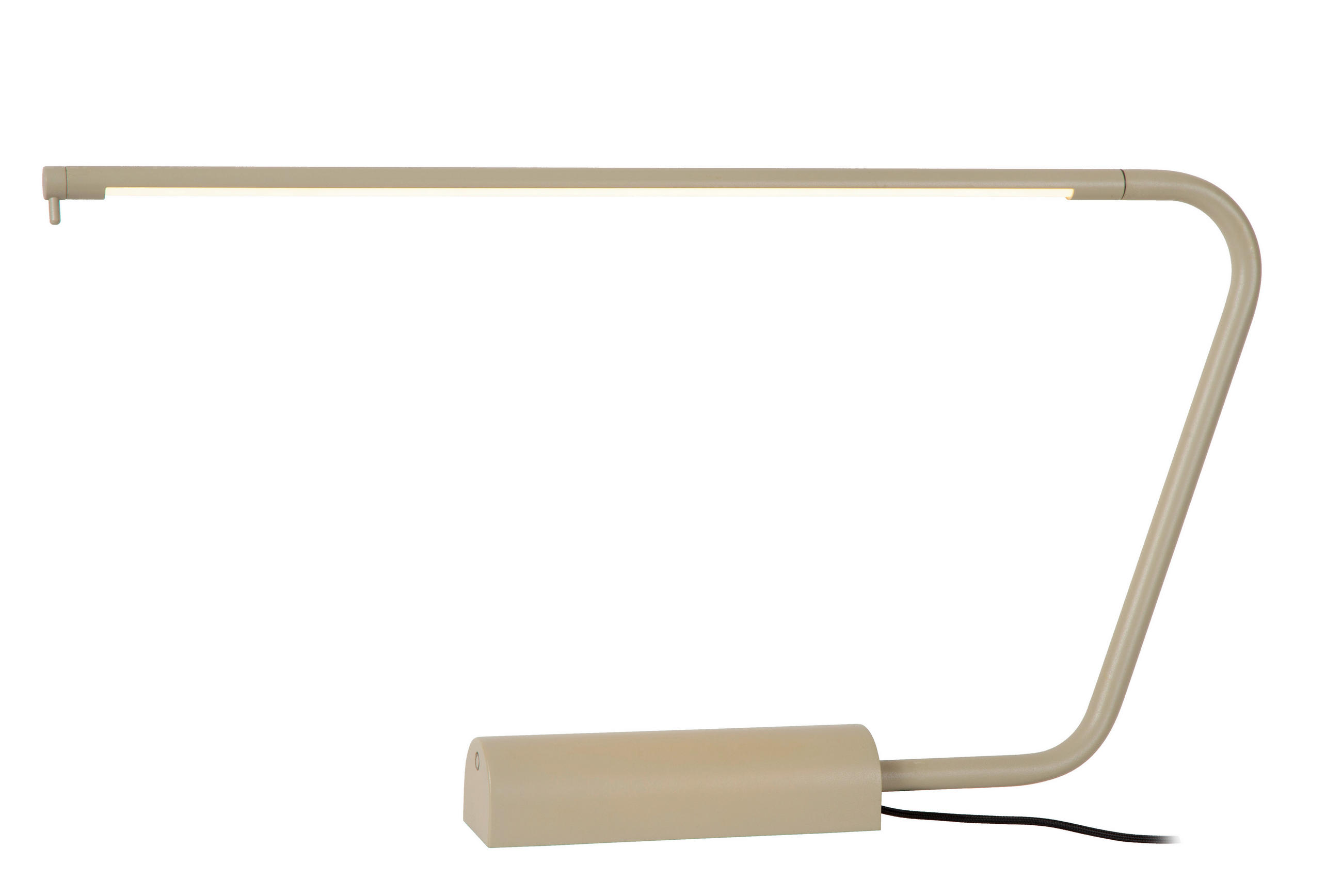 SCHREIBTISCHLEUCHTE MADISON 62.5/5.5/33 cm   - Schwarz/Braun, Design, Metall (62.5/5.5/33cm) - Lucide