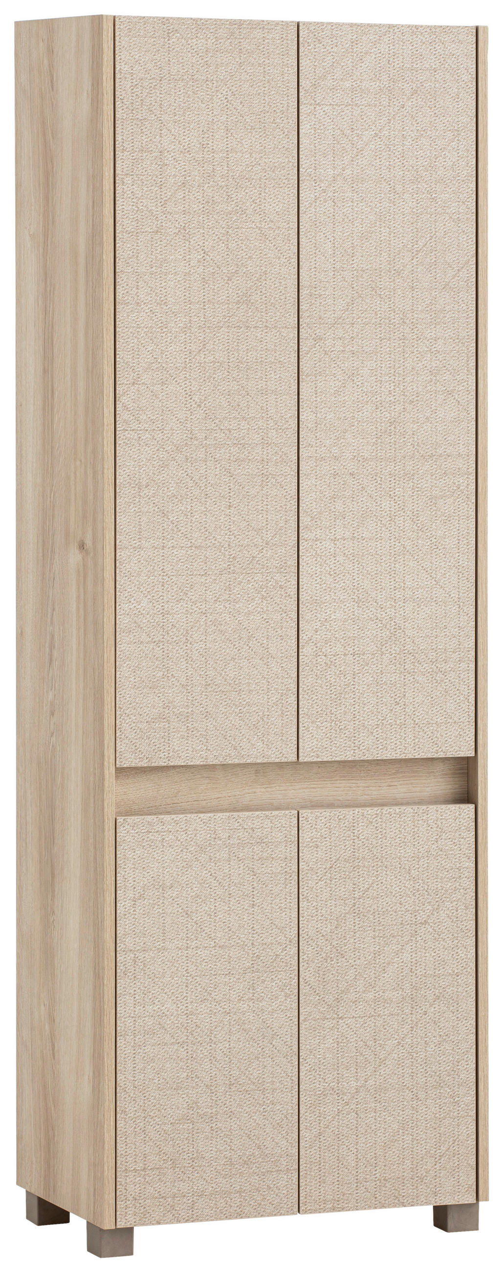 HOCHSCHRANK 56,9/164,5/33 cm  - Eichefarben/Beige, MODERN, Holzwerkstoff/Kunststoff (56,9/164,5/33cm) - MID.YOU