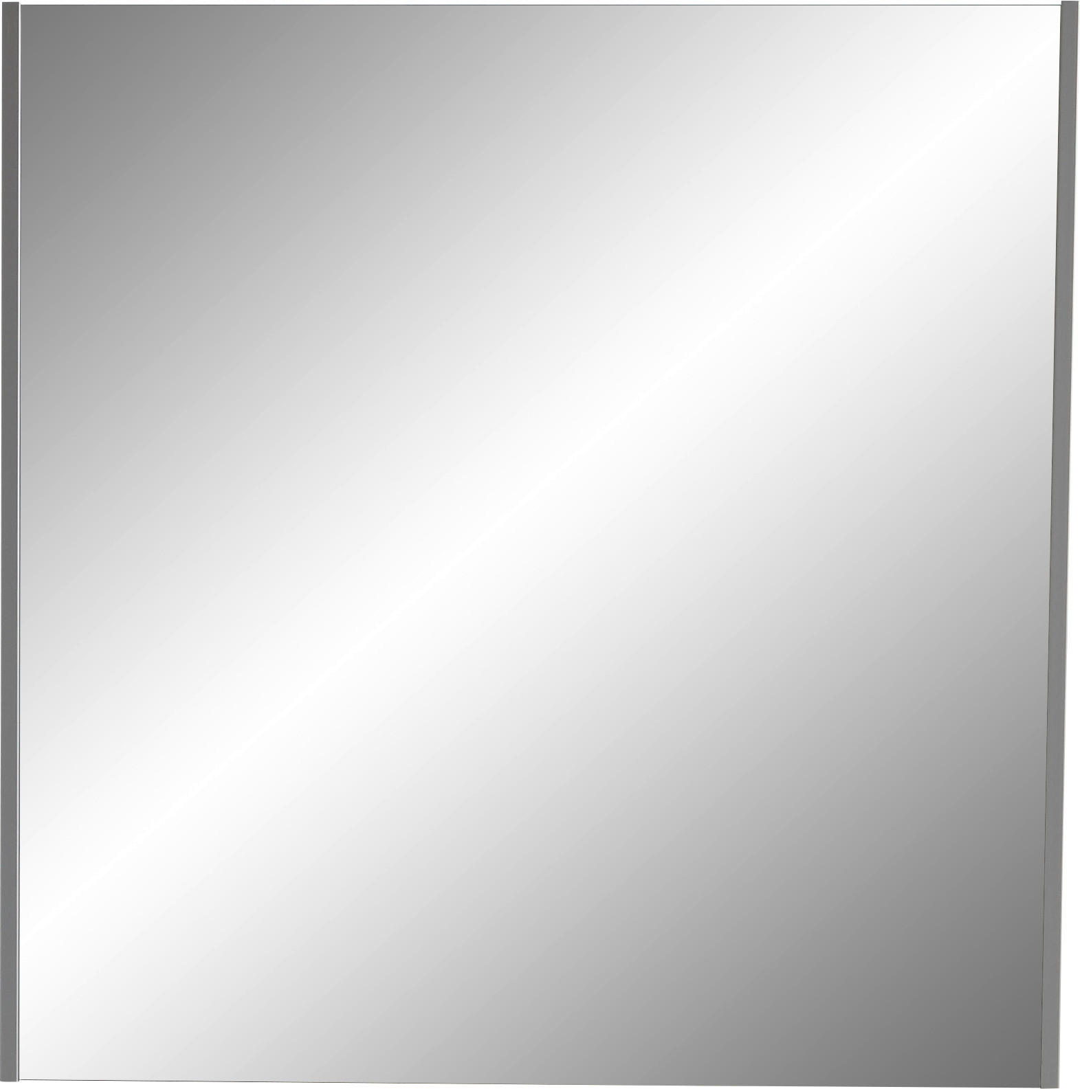 WANDSPIEGEL 57/56/4 cm    - Alufarben, Design, Glas/Metall (57/56/4cm) - Dieter Knoll