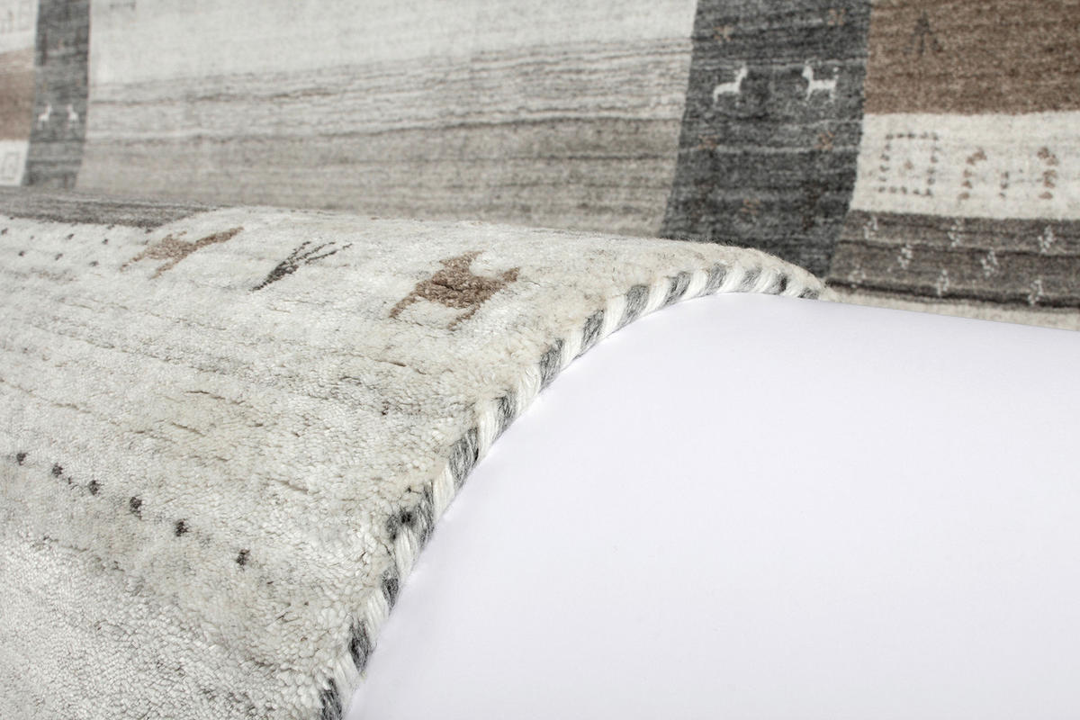 HANDWEBTEPPICH 200/290 cm Taupe  - Taupe, Basics, Textil (200/290cm) - Obsession