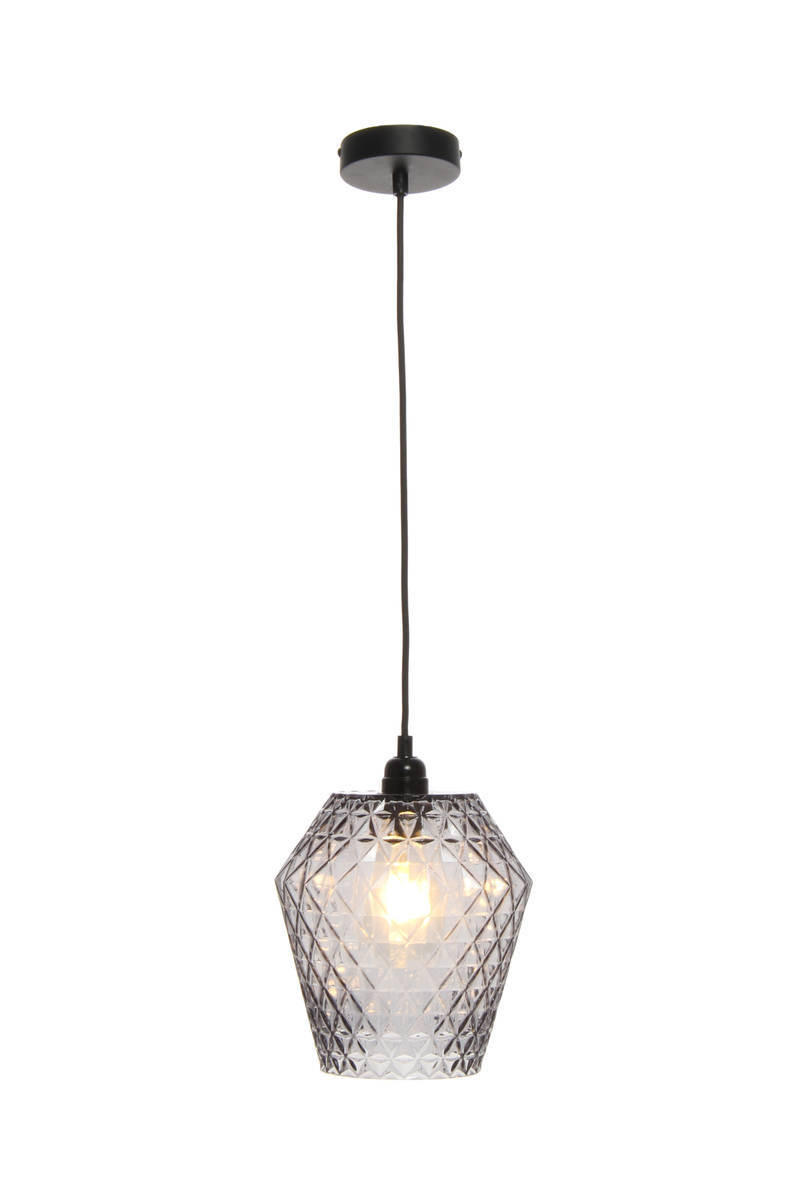 HÄNGELEUCHTE  20/27/20 cm   - Grau, Trend, Glas (20/27/20cm) - Kayoom
