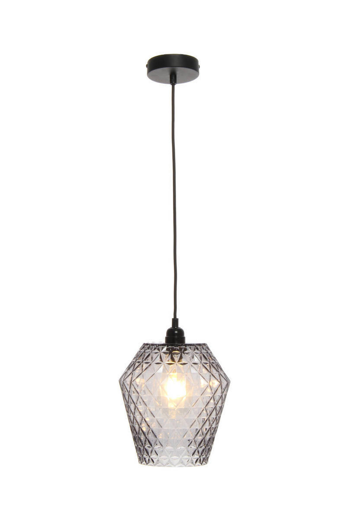 HÄNGELEUCHTE  20/27/20 cm   - Grau, Trend, Glas (20/27/20cm) - Kayoom