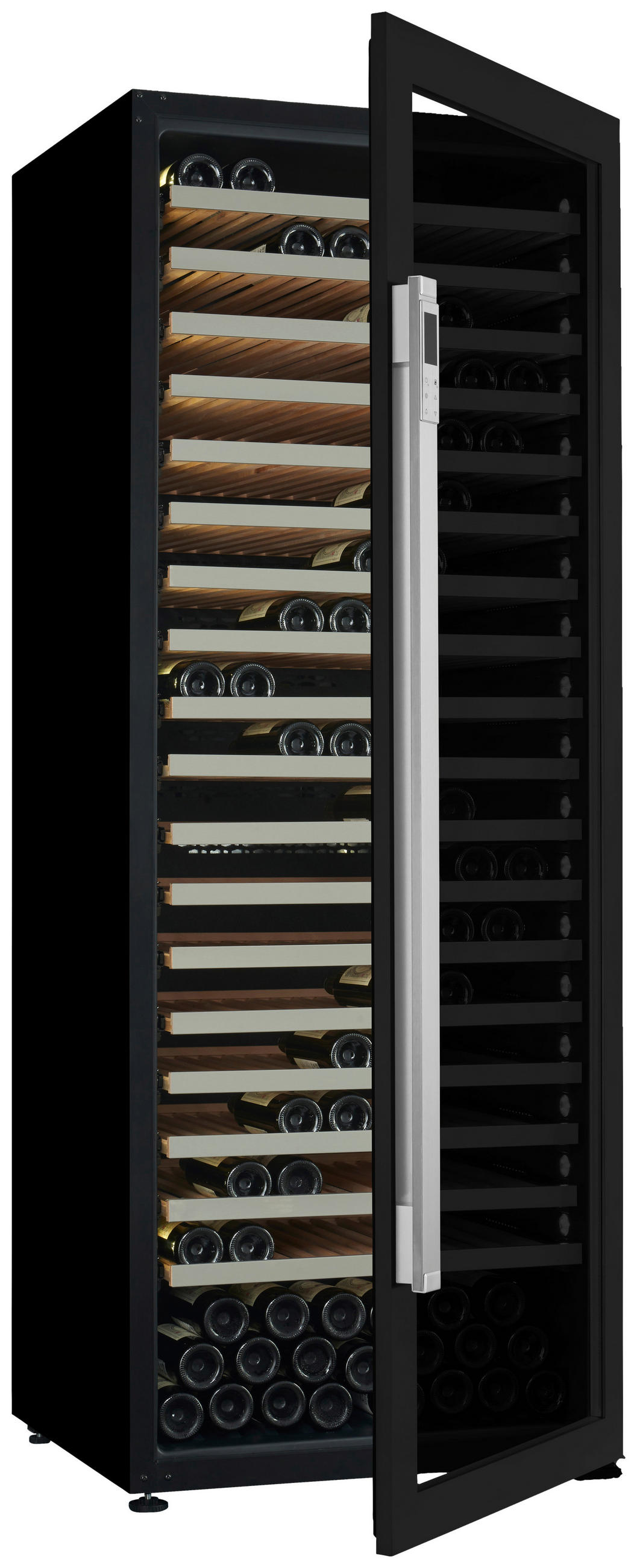 WEINKÜHLSCHRANK 7737  - Schwarz, Basics, Metall (75/71/200cm)