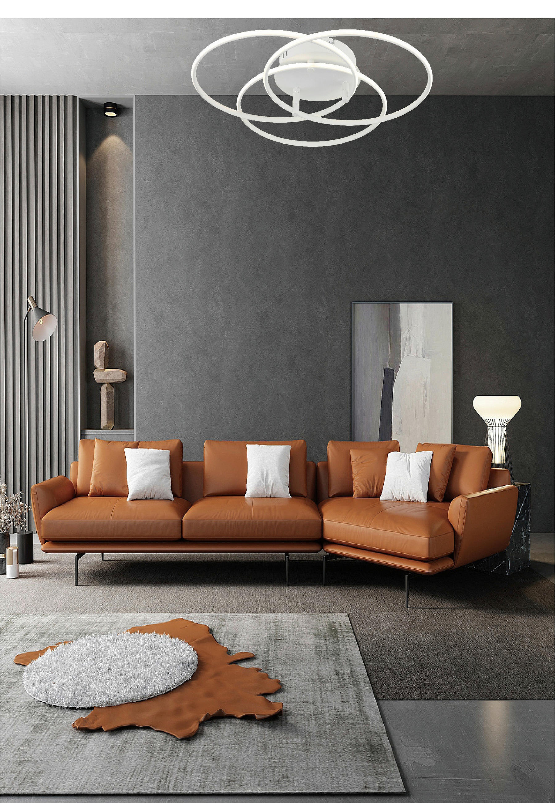 Thumbnail - Novel Deckenleuchte, Opal, Weiß, Metall, Kunststoff, 9.4 cm, drehbar, schwenkbar, Lampen & Leuchten, Innenbeleuchtung, D...