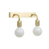 BADEZIMMER-WANDLEUCHTE 37/13,5/14,6 cm   - Messingfarben, KONVENTIONELL, Metall (37/13,5/14,6cm) - Belid