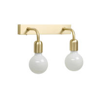 BADEZIMMER-WANDLEUCHTE 37/13,5/14,6 cm   - Messingfarben, KONVENTIONELL, Metall (37/13,5/14,6cm) - Belid