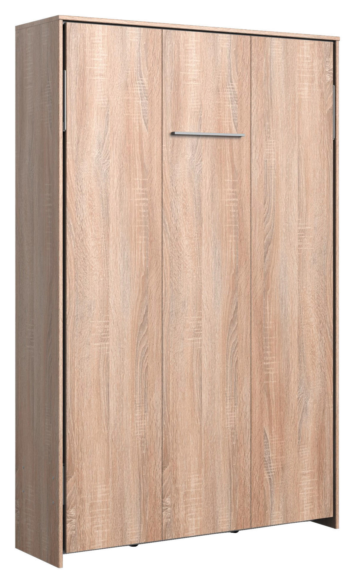 SKLÁPĚCÍ POSTEL (SKŘÍŇ), 120/200 cm - barvy dubu, Konvenční, kov/dřevo (120/200cm) - MID.YOU
