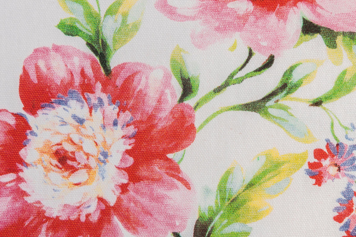 ZIERKISSEN 45/45 cm  - Rosa/Weiß, Basics, Textil (45/45cm)