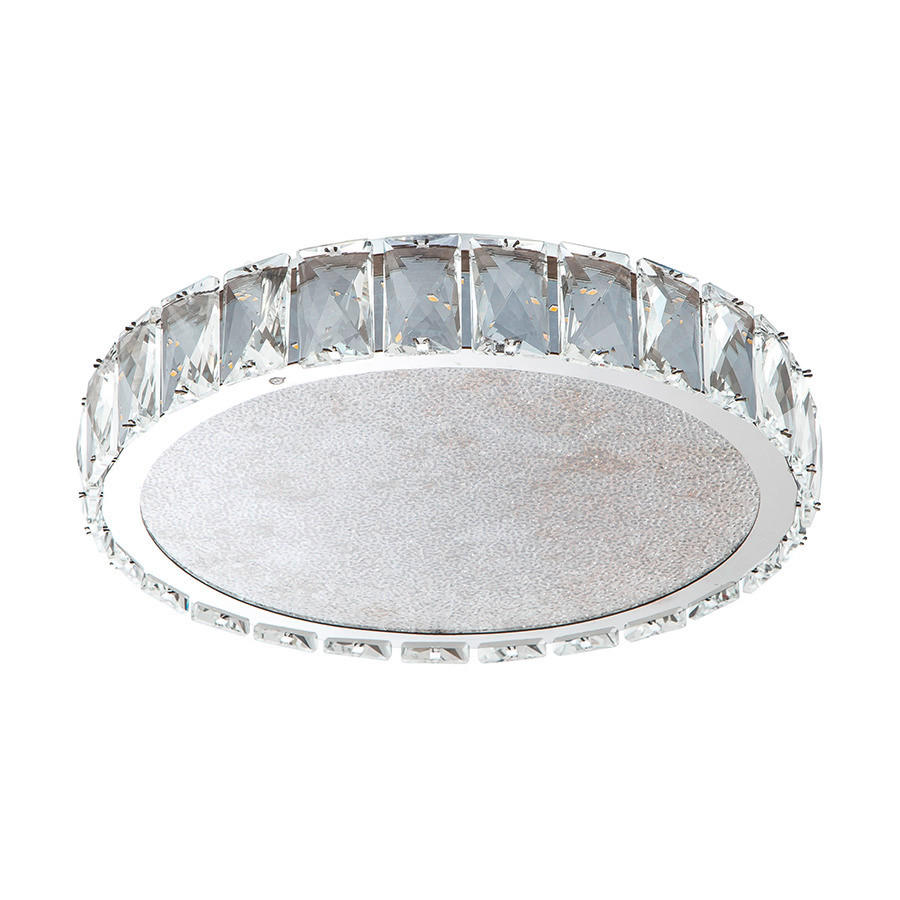 LED MENNYEZETI LÁMPA - króm, Basics, fém (30cm)