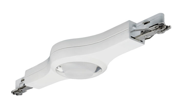 SCHIENENSYSTEM-VERBINDER - Weiß, Design, Metall (22,5/2,7/5,7cm) - Paulmann