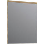 WANDSPIEGEL 65/80/2 cm  - Eichefarben, KONVENTIONELL, Glas/Holzwerkstoff (65/80/2cm) - Xora