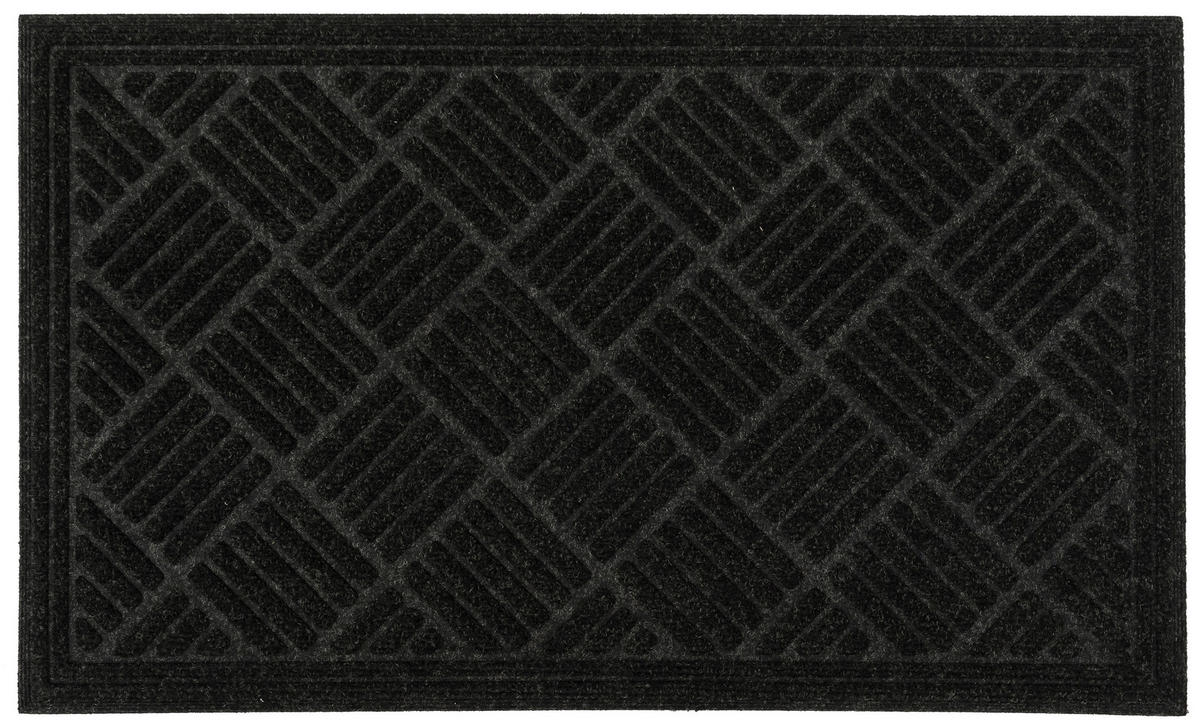 OTIRAČ 45/75 cm   antracit   - antracit, Basics, plastika (45/75cm)