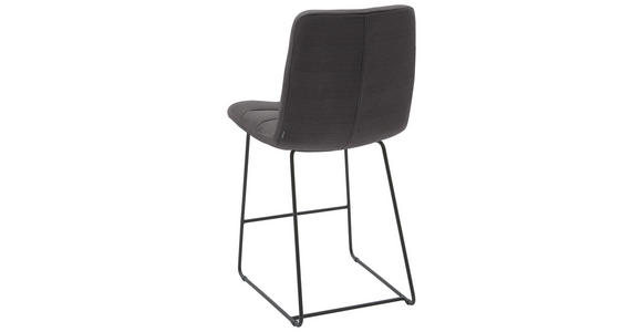 TRESENSTUHL in Mokka  - Schwarz/Mokka, Design, Textil/Metall (52/106/66cm) - Dieter Knoll