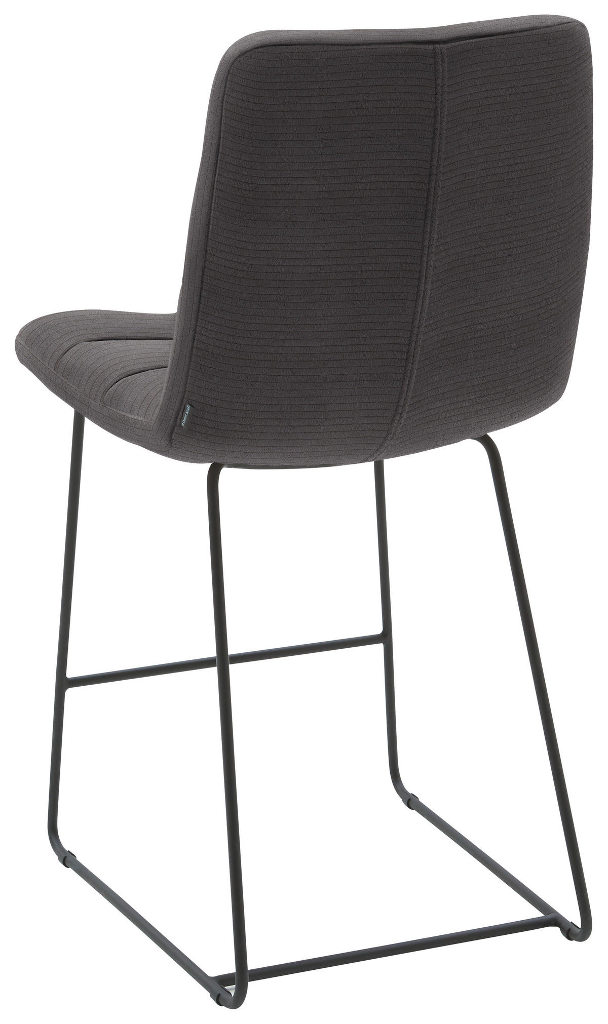 TRESENSTUHL - Schwarz/Mokka, Design, Textil/Metall (52/106/66cm) - Dieter Knoll