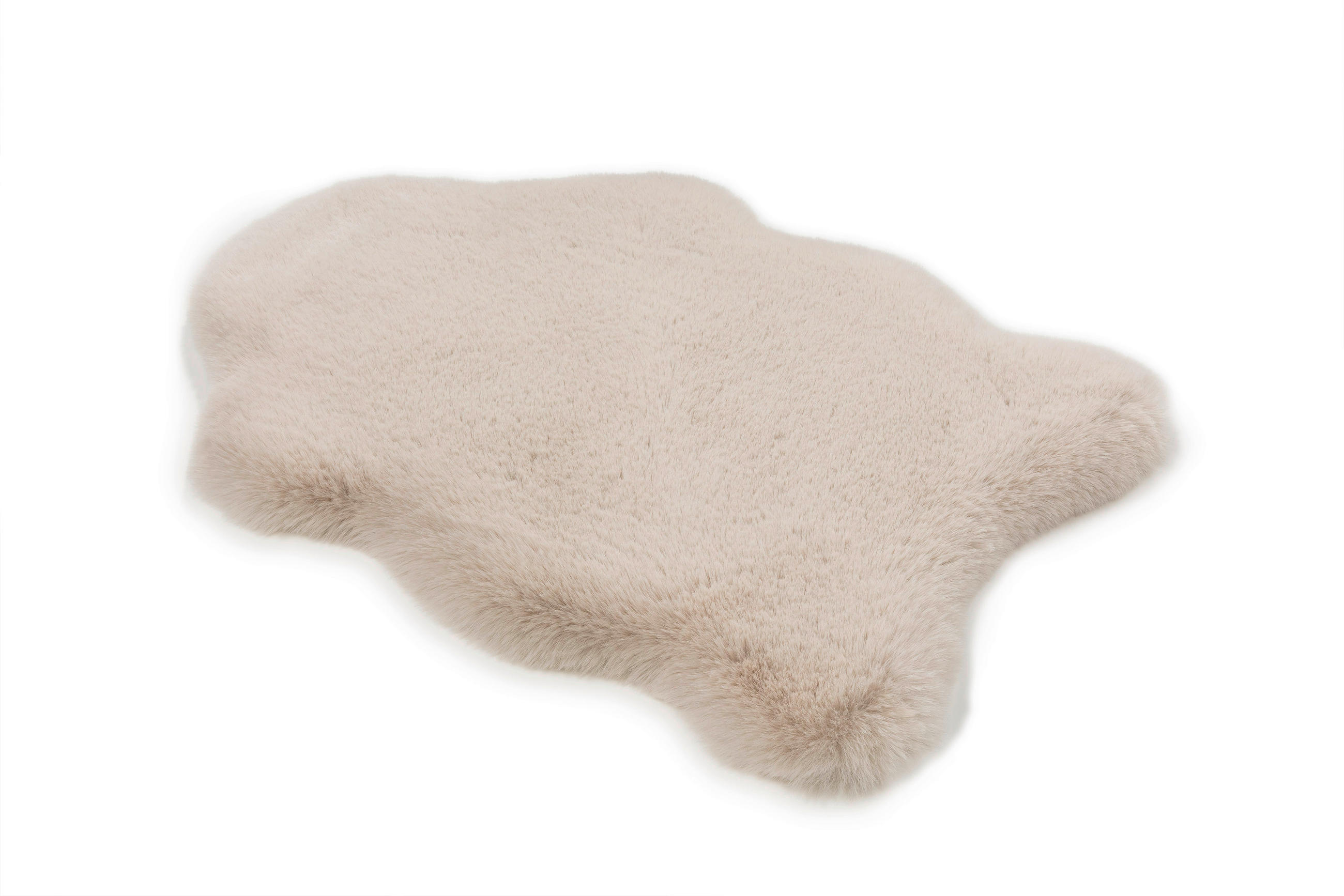KUNSTFELL 55/80 cm Tender Deluxe Creme  - Creme, KONVENTIONELL, Kunststoff/Textil (55/80cm) - Schöner Wohnen