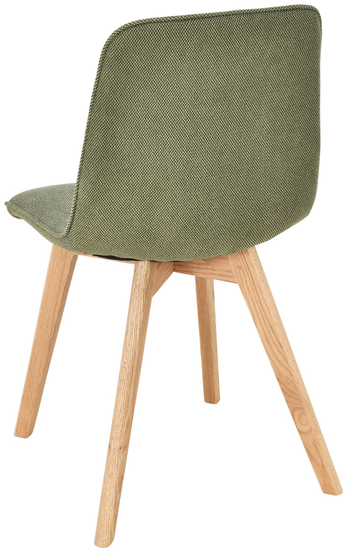 STUHL  Stoffauswahl  Leinenoptik  - Eichefarben/Grün, MODERN, Holz/Textil (45/88/54cm) - Cantus