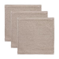 SEIFTUCHSET 30/30 cm FROTTANA PEARL Beige 3-teilig  - Beige, Basics, Textil (30/30cm) - Moeve