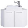 WASCHTISCHKOMBI 50 cm  - Weiss/Grau, Modern, Keramik/Holzwerkstoff (50cm) - MID.YOU