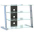 TV-ELEMENT 80/65/45 cm - Edelstahlfarben, Design, Glas/Metall (80/65/45cm) - Voleo TV-ELEMENT 80/65/45 cm - Edelstahlfarben, Design, Glas/Metall (80/65/45cm) - Voleo