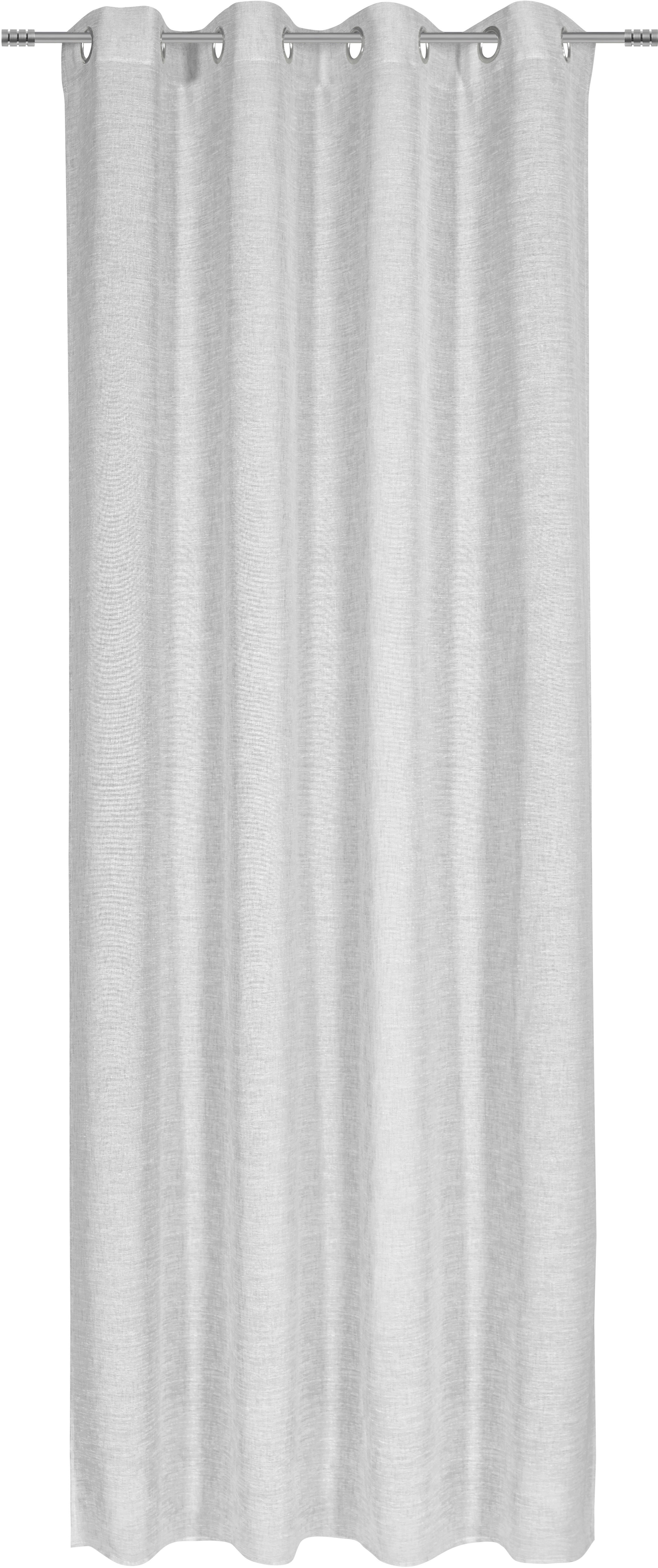 ÖSENSCHAL Riga halbtransparent 140/245 cm   - Grau, KONVENTIONELL, Textil (140/245cm) - Esposa
