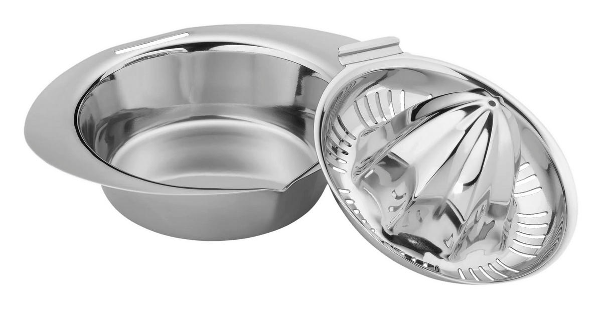 ZITRONENPRESSE - Edelstahlfarben, Design, Metall (9cm) - WMF