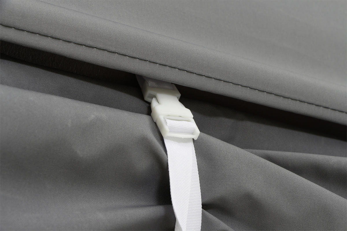 PAVILLON 450/330/300 cm Stahl  - Grau, KONVENTIONELL, Textil/Metall (450/330/300cm) - Siena Garden