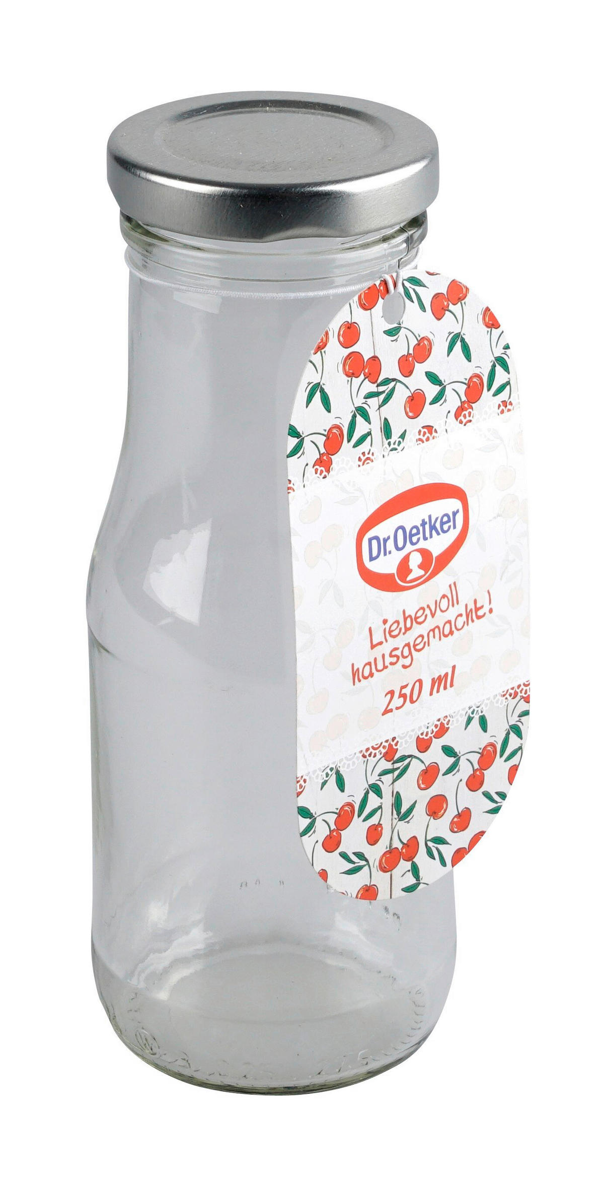 KULACS 0,25 l  - átlátszó, Basics, üveg (250ml) - Dr.Oetker