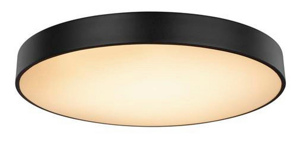 STROPNA LED-SVETILKA  Wiss //3000-6000 K/230 V/ - črna/bela, Basics, kovina/umetna masa (60/10,5cm) - Globo