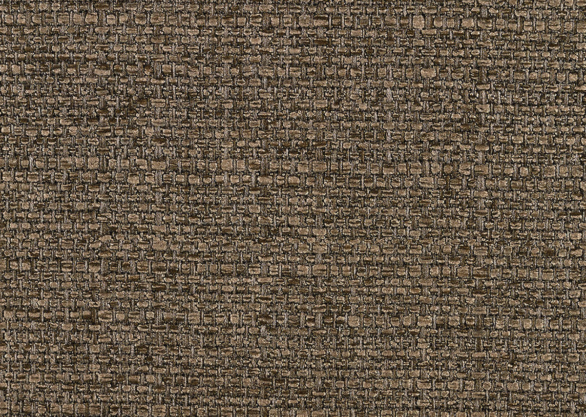ECKSOFA Braun Struktur  - Chromfarben/Braun, KONVENTIONELL, Textil/Metall (280/310cm) - Carryhome