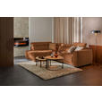 ECKSOFA in Struktur Rostfarben  205/284 cm  - Rostfarben/Schwarz, Design, Kunststoff/Textil (205/284cm) - Xora