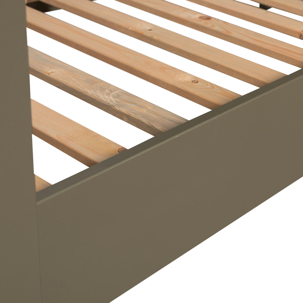 BETT 200/90 cm  in Grün  - Grün, Design, Holz (200/90cm) - Livetastic