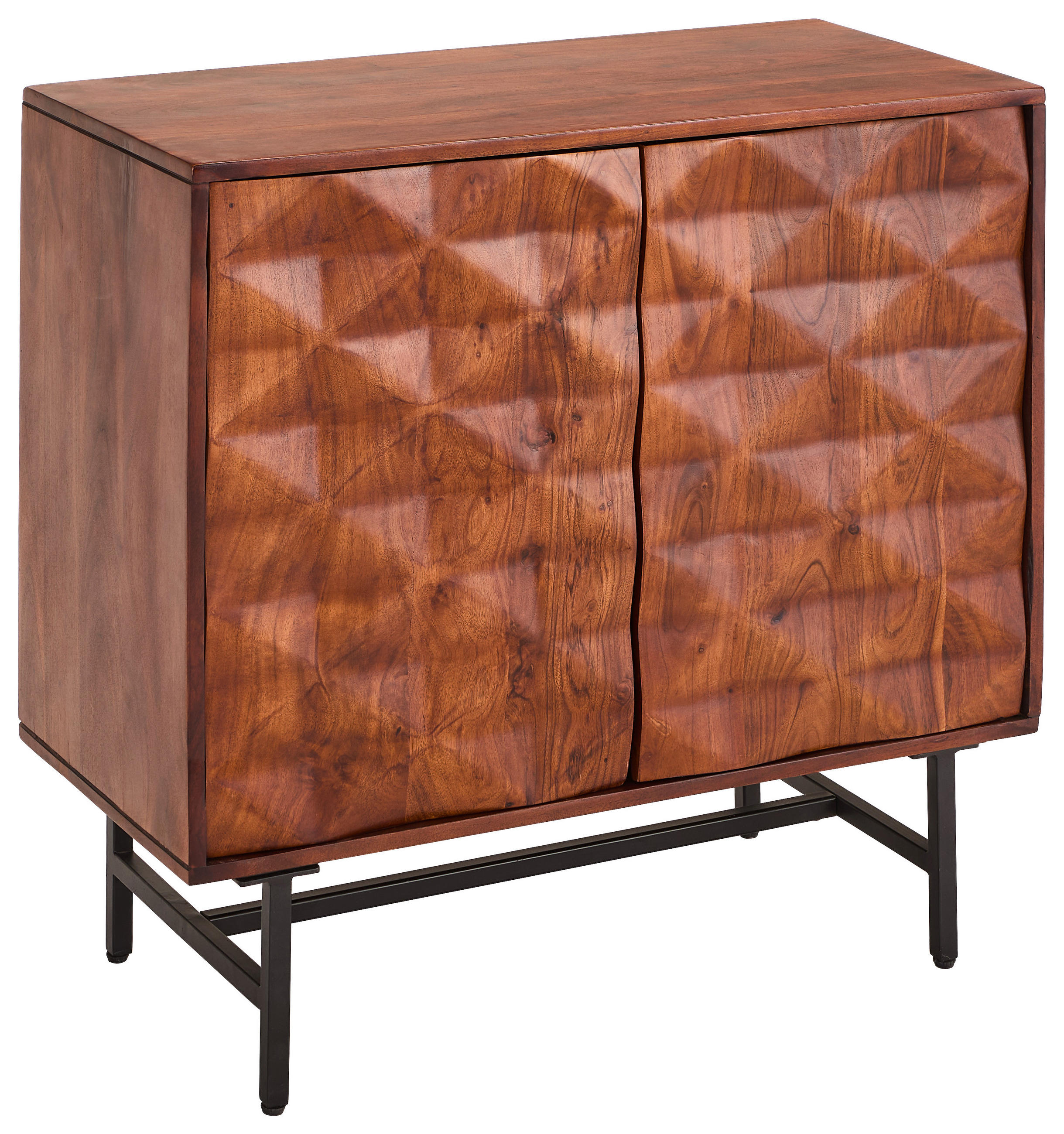 KOMMODE , 85/80/40 cm,  - Schwarz/Braun, KONVENTIONELL, Holz/Kunststoff (85/80/40cm) - Livetastic