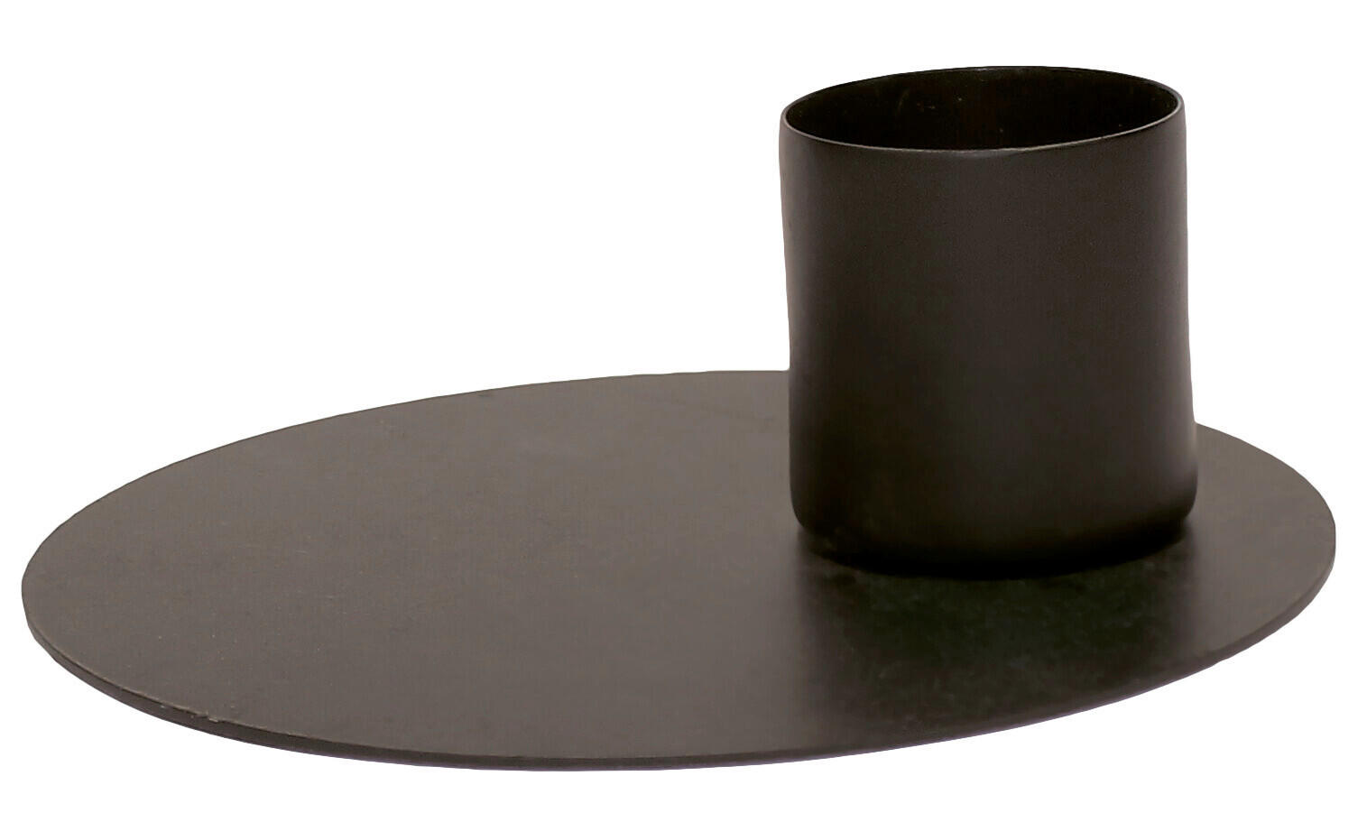 STABKERZENHALTER - Schwarz, Basics, Metall (12,5cm)