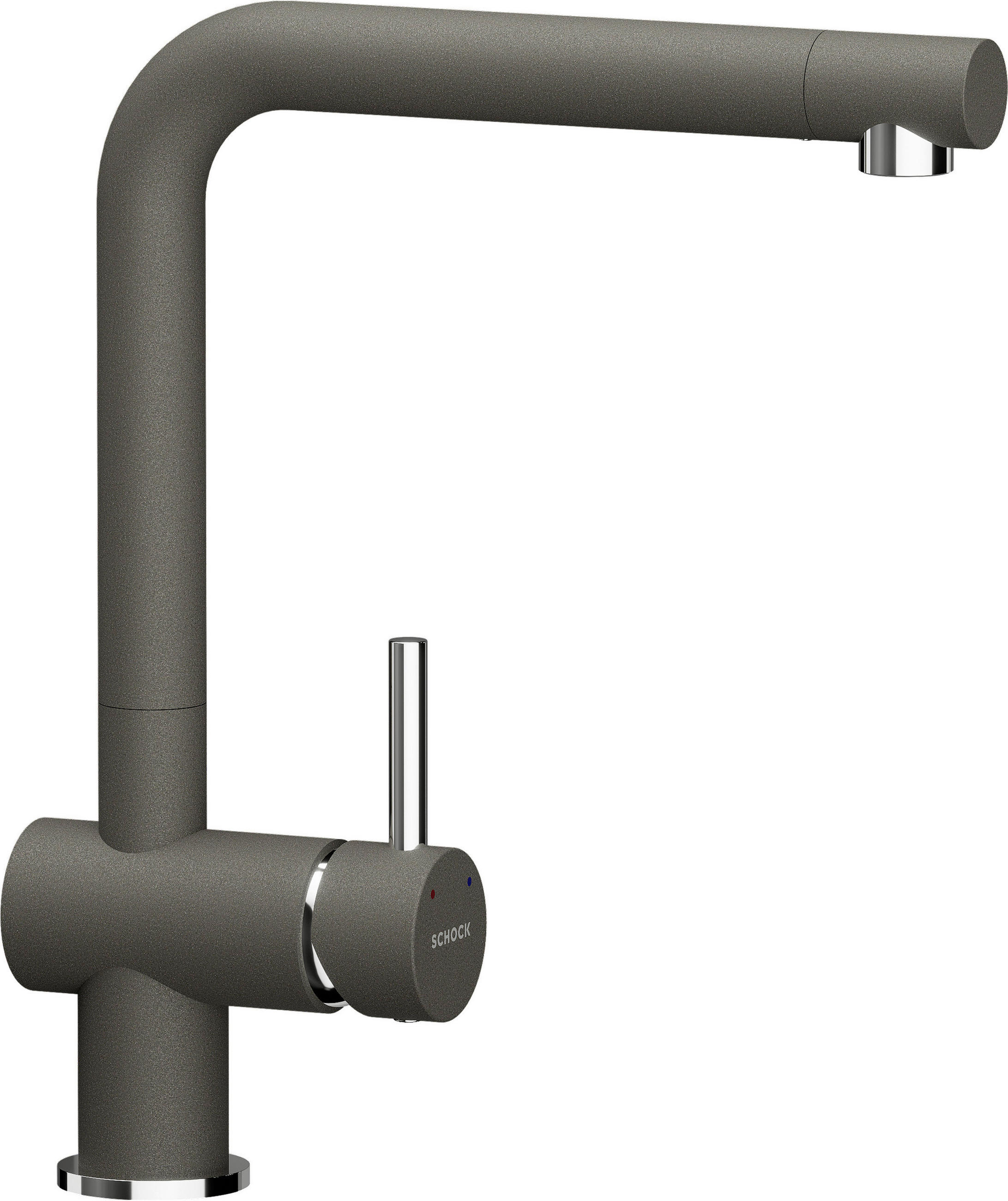 KÜCHENARMATUR 540000GAS  - Hellgrau, Basics, Stein/Metall (5/31/21,2cm) - Schock